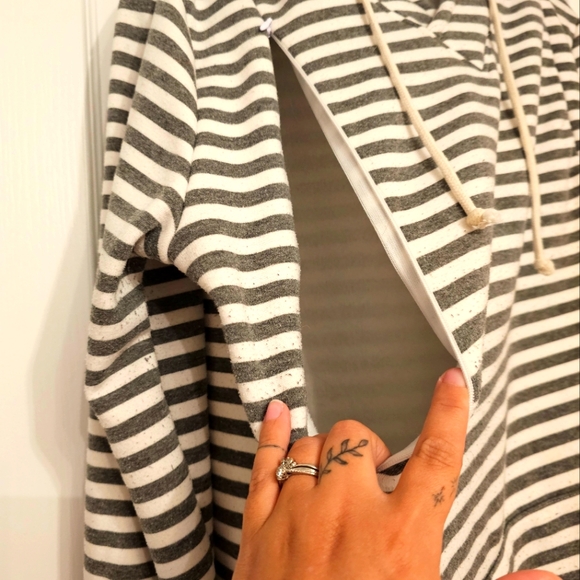 Nursing sweater side zip 2XL - Picture 4 of 6